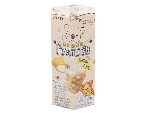 Bánh Gấu Koala’s March Nhân Socola Trắng 37g Lotte ảnh 0