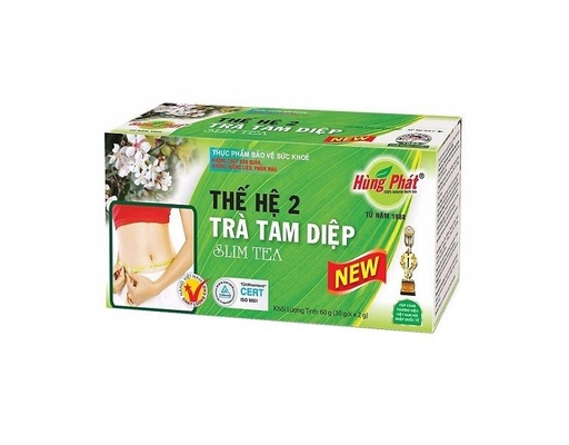 Trà Tam Diệp Thế Hệ 2 Mới 30 x 2g Hùng Phát ảnh 0