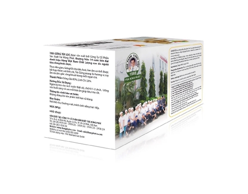 Trà Gừng Túi Lọc 25 x 2g Hùng Phát ảnh 1