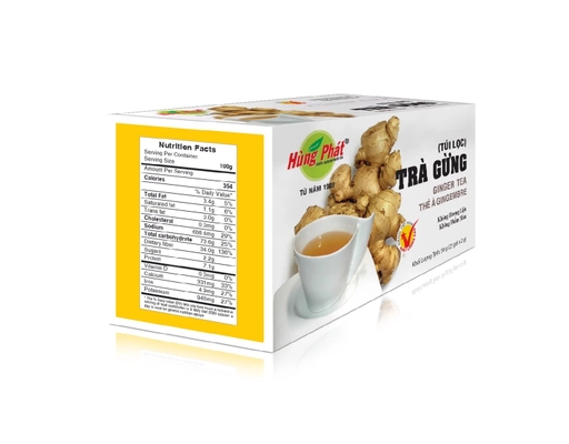 Trà Gừng Túi Lọc 25 x 2g Hùng Phát ảnh 2