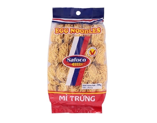 Mì Trứng Sợi Nhỏ 500g Safoco ảnh 0