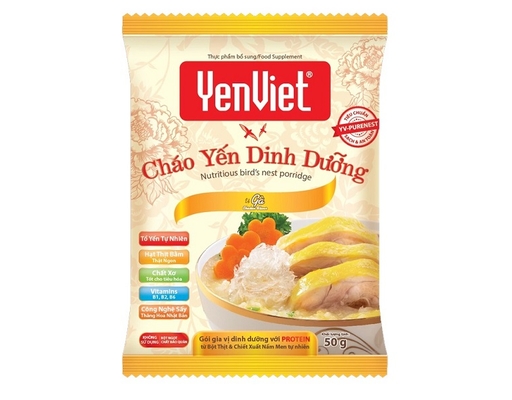 Cháo Yến Dinh Dưỡng Yến Việt Vị Gà Gói 50G Yến Việt ảnh 0