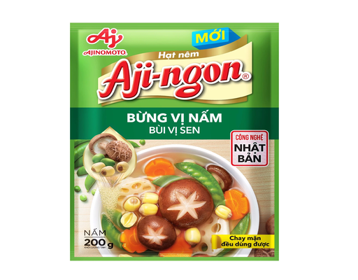 Hạt Nêm Aji-Ngon Nấm Hương & Hạt Sen 200g Ajinomoto ảnh 0