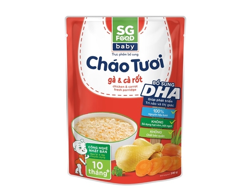 Cháo Tươi Baby Gà Cà Rốt 240g Sài Gòn Food ảnh 0