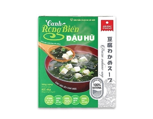 Canh Rong Biển Đậu Hủ 12 x 4g Asuzac Foods ảnh 0