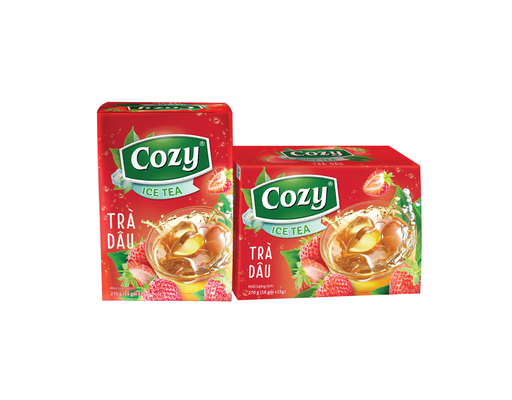 Trà Ice Tea Vị Dâu 18 x 15g Cozy ảnh 1