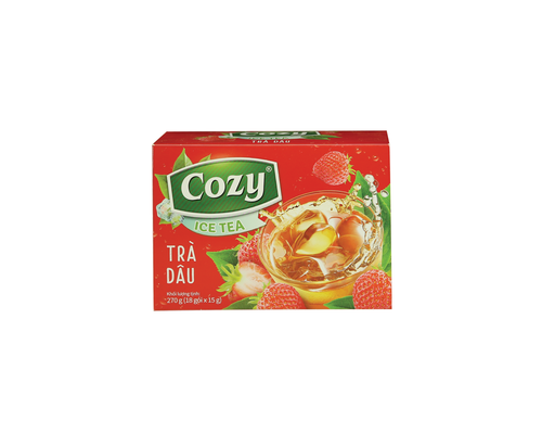 Trà Ice Tea Vị Dâu 18 x 15g Cozy ảnh 0