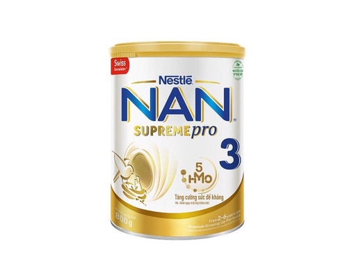 Sữa Bột Supreme Pro Số 3 Bổ Sung 5HMO Cho Bé 2-6 Tuổi 800g Nestlé ảnh 0