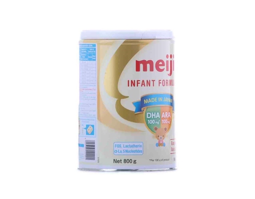 Sữa Bột Infant Formula Lon Cho Bé 0-12 Tháng Tuổi 800g Meiji ảnh 1