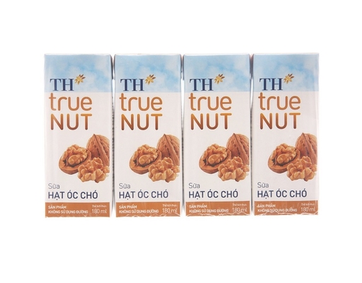 Lốc 4 Hộp Sữa Hạt Óc Chó Th True Nut 180ml TH True Nut ảnh 0