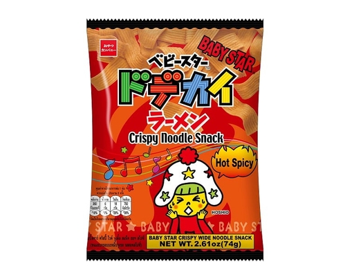 Mỳ Snack Baby Star Vị Cay 74g Oyatsu ảnh 0