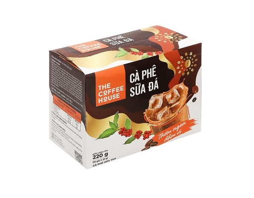 Cà Phê Sữa Đá 10 x 22g The Coffee House ảnh 1