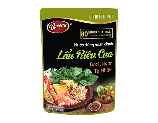 Nước Dùng Hoàn Chỉnh Lẩu Riêu Cua 240g Barona ảnh 0