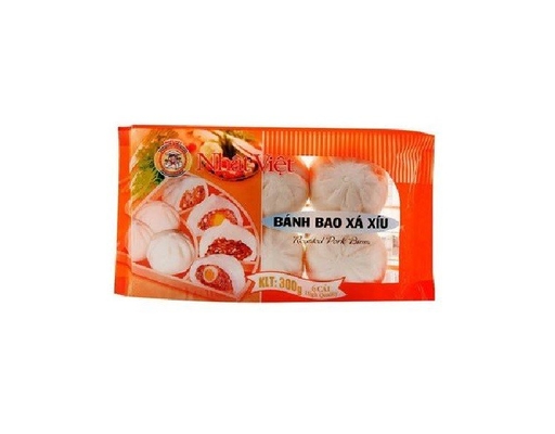 Bánh Bao Nhân Xá Xíu 300g Nhật Việt ảnh 0