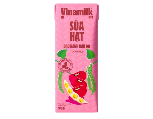 Lốc 4 Hộp Sữa Đậu Nành Đậu Đỏ 180ml Vinamilk ảnh 1