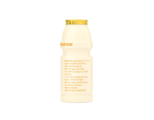Lốc 4 Chai Sữa Chua Uống Men Sống Probi Gold Mật Ong & Curcumin Từ Nghệ 130ml Vinamilk ảnh 2