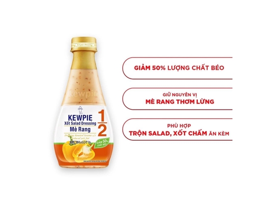 Xốt Dressing Mè Rang 1/2 Chất Béo 210ml Kewpie ảnh 1