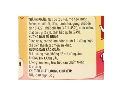 Bò 2 Lát 170g Vissan ảnh 5