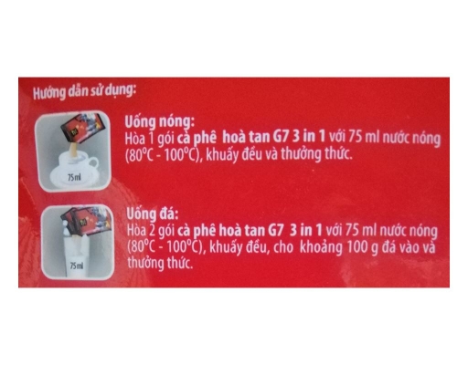 Cà Phê G7 3in1 50 x 16g Sachet Trung Nguyên ảnh 4