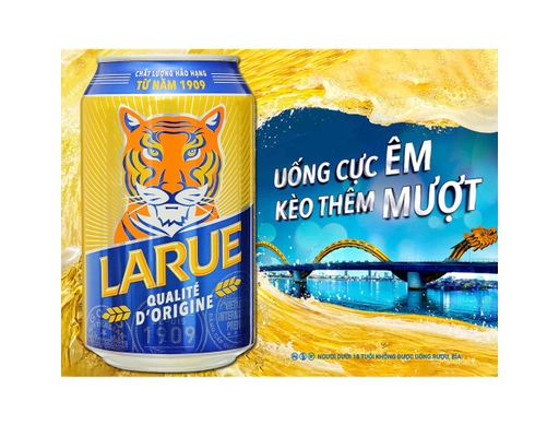 Bia Xanh Lon 330ml Larue ảnh 3
