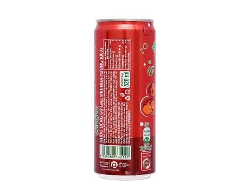 Nước Giải Khát Hương Xá Xị Lon 320ml Mirinda ảnh 1