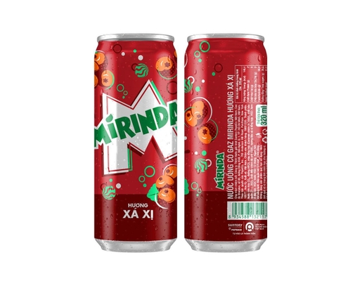 Nước Giải Khát Hương Xá Xị Lon 320ml Mirinda ảnh 2
