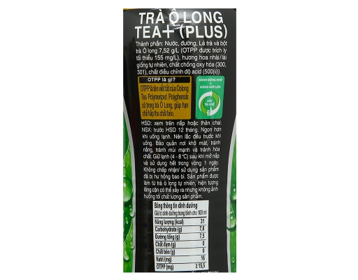 Thùng 24 Chai Trà Olong Tea Plus 450ml x 24 Chai