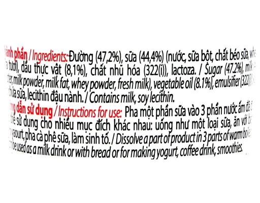 Sữa Đặc Có Đường Ông Thọ Đỏ Tuýp 165g Vinamilk ảnh 3