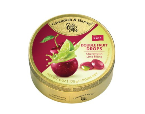 Kẹo Anh Đào Nhân Chanh Vỏ Xanh Duo Cherry Fill Lime 175g C&H ảnh 0