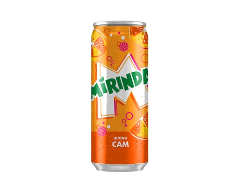 Lốc 6 Lon Nước Ngọt Hương Cam 320ml Mirinda ảnh 1