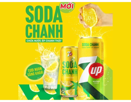 Nước Uống Có Gas Soda Chanh 320ml 7Up ảnh 5