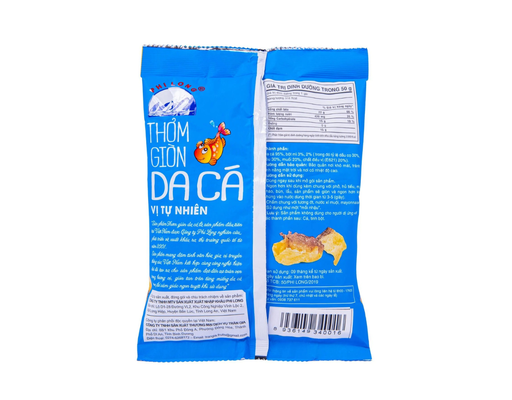 Da Cá Thơm Giòn Phi Long Vị Tự Nhiên 50g