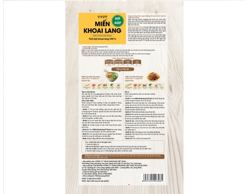 Miến Khoai Lang Sợi Gập 500g O'Food ảnh 1