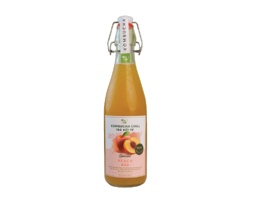 Vkombucha Chill Trà Bất Tử Vị Đào 500ml Vgreen ảnh 0