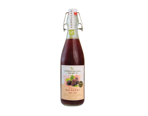 Vkombucha Chill Trà Bất Tử Vị Dâu Tằm 500ml Vgreen ảnh 0