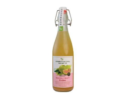 Vkombucha Chill Trà Bất Tử Vị Ổi Hồng 500ml Vgreen ảnh 0