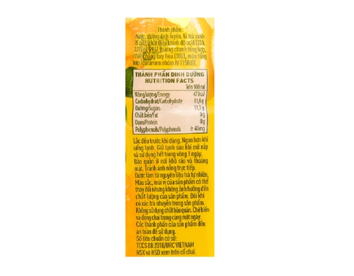 Trà Xanh Vị Chanh 455ml C2 ảnh 3