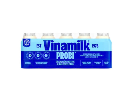 Lốc 5 Hộp Sữa Chua Uống Men Sống Probi Có Đường 65ml Vinamilk ảnh 0