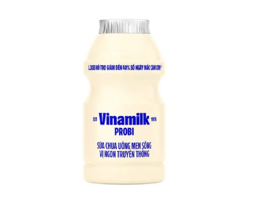 Lốc 5 Hộp Sữa Chua Uống Men Sống Probi Có Đường 65ml Vinamilk ảnh 2