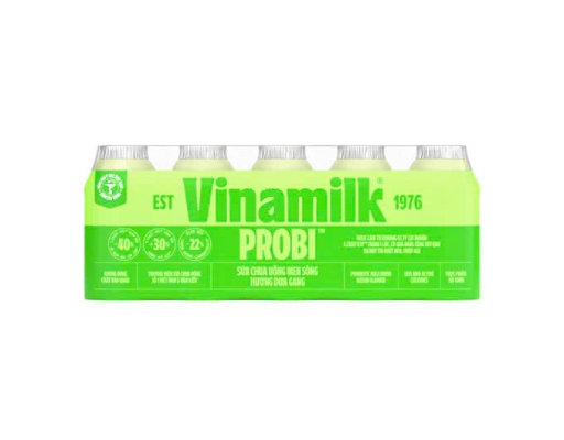 Lốc 5 Hộp Sữa Chua Uống Men Sống Probi Vị Dưa Gang 65ml Vinamilk ảnh 0