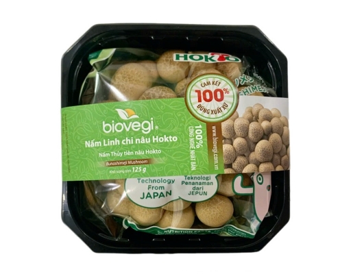 Nấm Thủy Tiên (Linh Chi) Nâu Biovegi Việt Nam 125g