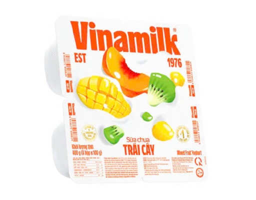 Lốc 4 Hộp Sữa Chua Ăn Trái Cây 100g Vinamilk ảnh 1