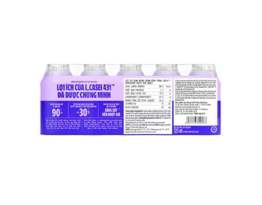 Lốc 5 Hộp Sữa Chua Uống Men Sống Probi Vị Việt Quất 65ml Vinamilk ảnh 1