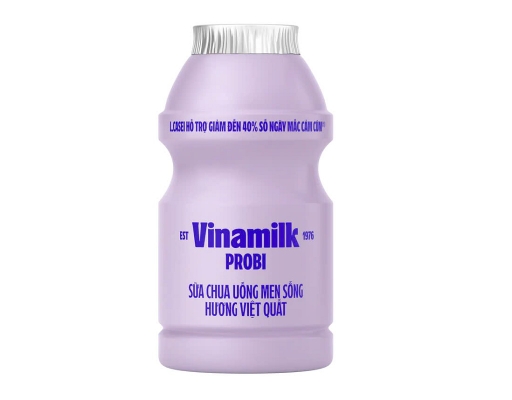 Lốc 5 Hộp Sữa Chua Uống Men Sống Probi Vị Việt Quất 65ml Vinamilk ảnh 2