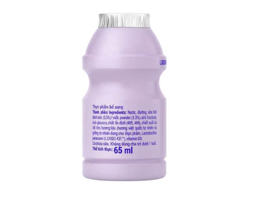Lốc 5 Hộp Sữa Chua Uống Men Sống Probi Vị Việt Quất 65ml Vinamilk ảnh 3