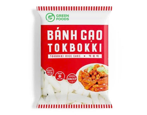 Bánh Gạo Topokki Dạng Thỏi geen Foods 1kg