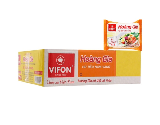 Thùng 18 Gói Hủ Tiếu Nam Vang Hoàng Gia Vifon 120g - 01509779 Hoàng Gia ảnh 0