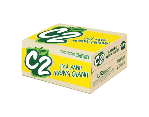 Thùng 24 Chai Trà Xanh Vị Chanh 455ml C2 ảnh 0
