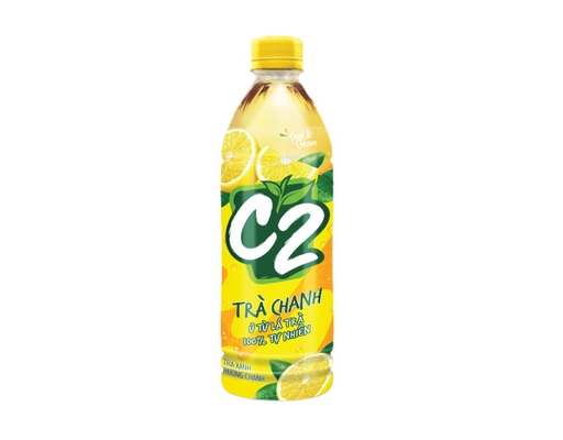 Thùng 24 Chai Trà Xanh Vị Chanh 455ml C2 ảnh 2