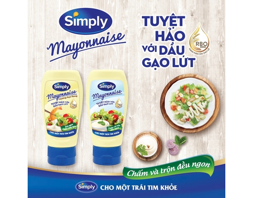 Mayonnaise Hương Vị Dầu Gạo Lứt 230g Simply ảnh 1
